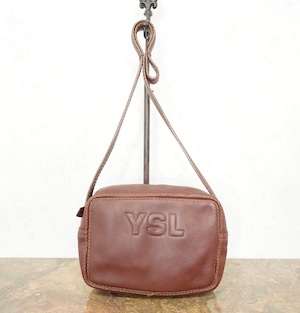 .YVES SAINT LAURENT YSL LOGO LEATHER SHOULDER BAG/イヴサンローランロゴレザーショルダーバッグ 2000000069272