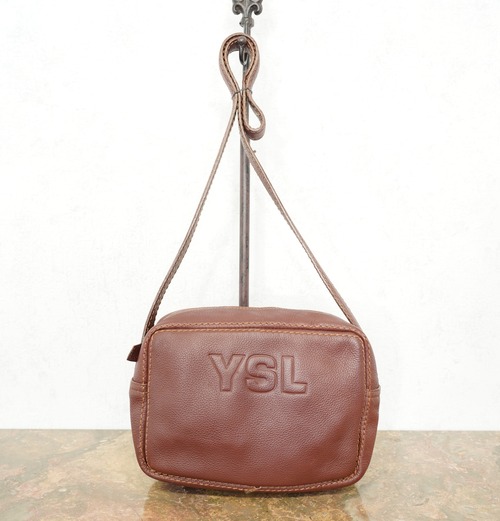 .YVES SAINT LAURENT YSL LOGO LEATHER SHOULDER BAG/イヴサンローランロゴレザーショルダーバッグ 2000000069272