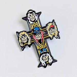再入荷!送料無料! ★ピンズ PINS★ピンバッジ 【 Guns N' Roses / GN'R ( ガンズアンドローゼズ ) 】バンド〚アメリカン雑貨 アメトイ〛