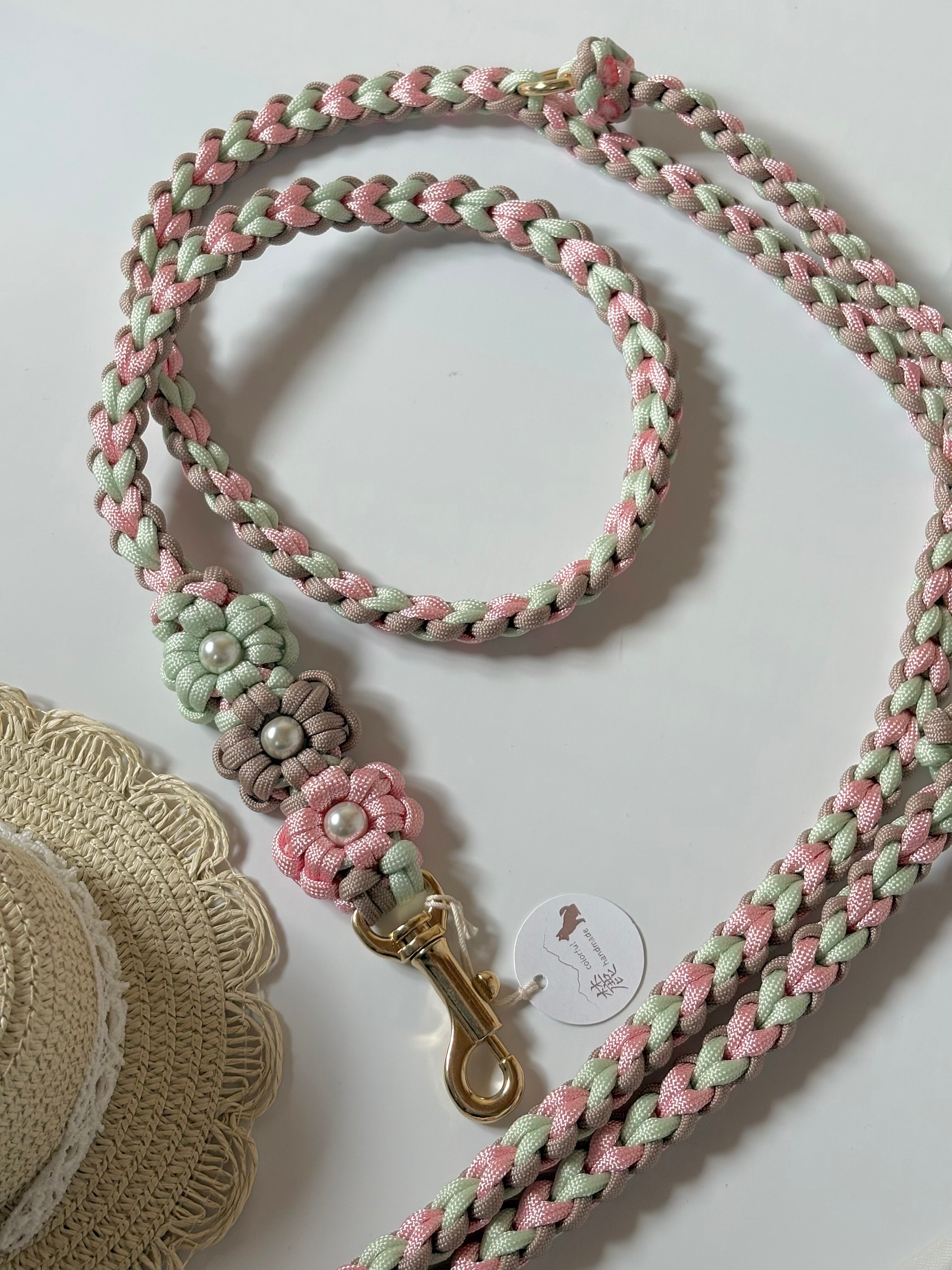 キャラマル ✿ ハート編みショルダーリード ☆オーダーメイド☆ハート編みショルダーリード | roku colorful handmade