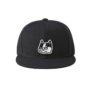 おとぼけ フレブル 刺繍キャップ cap-b_ss001 フラットバイザー スナップバック キャップ 帽子
