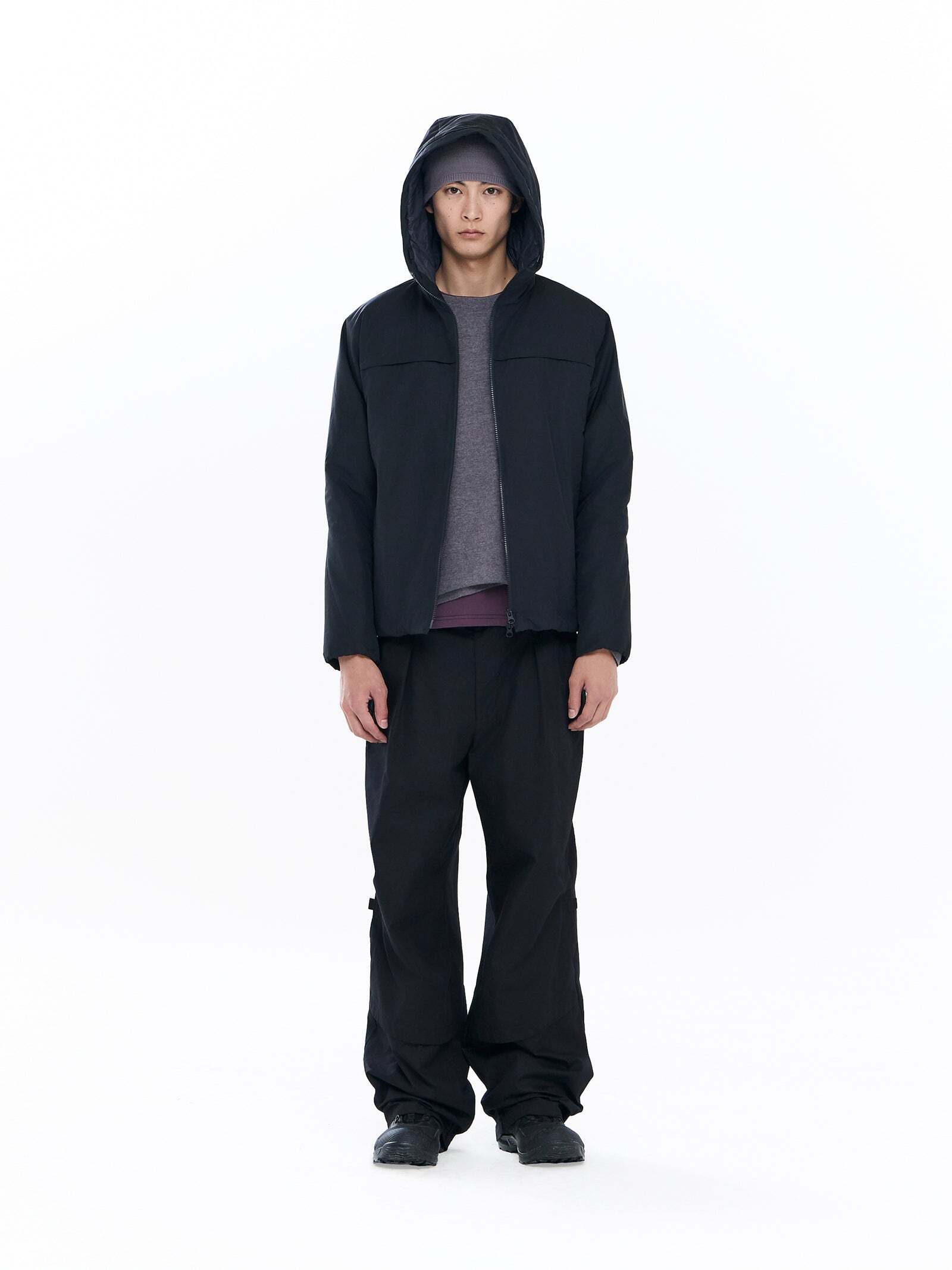 SAN SAN GEAR] COCOON JACKET BLACK 正規品 韓国ブランド 韓国通販