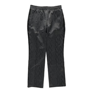 【SUPPLIER】PYTHON LEATHER TRACK PANTS
