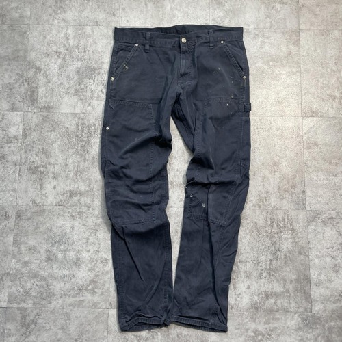 10s 茄子紺 ダブルニー Carhartt カーハート 32×32