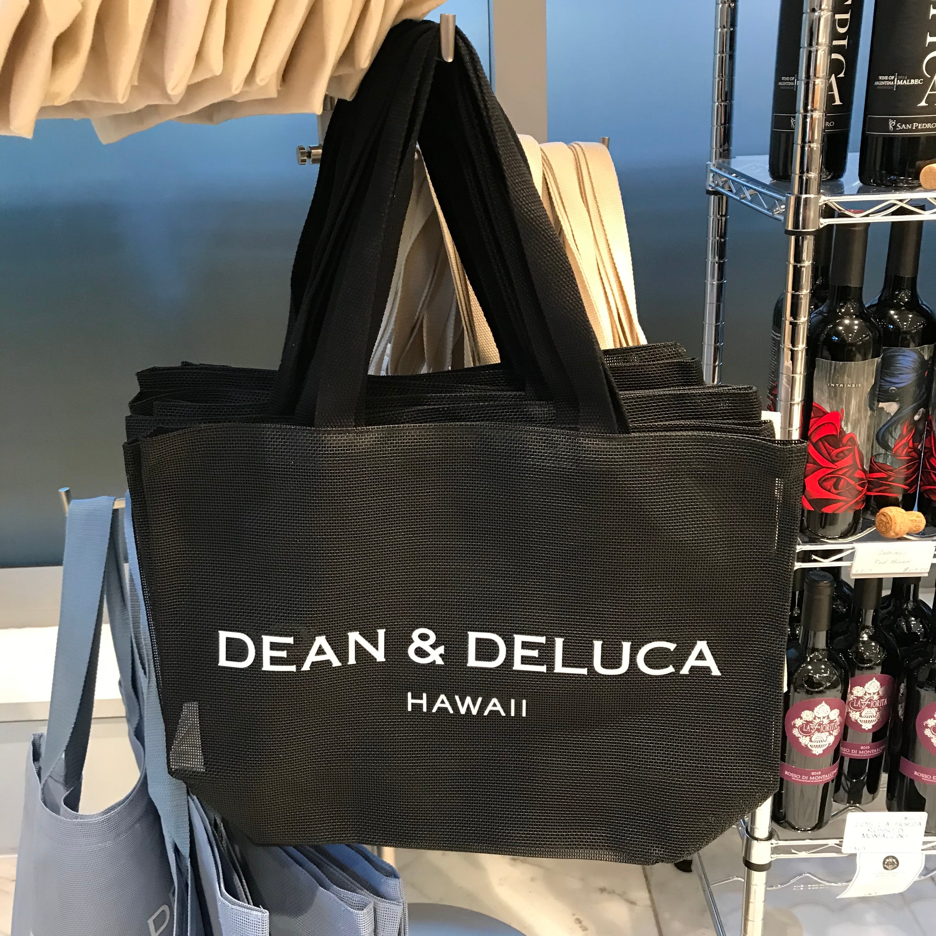 ハワイリッツ限定　DEAN\u0026DELUCA メッシュブルートート