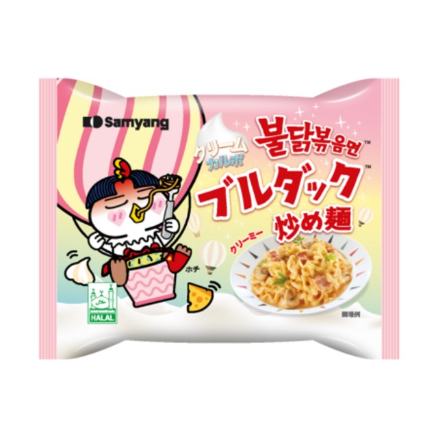 三養 クリームカルボブルダック炒め麺 140g (袋) 激辛 火鶏 サムヤン