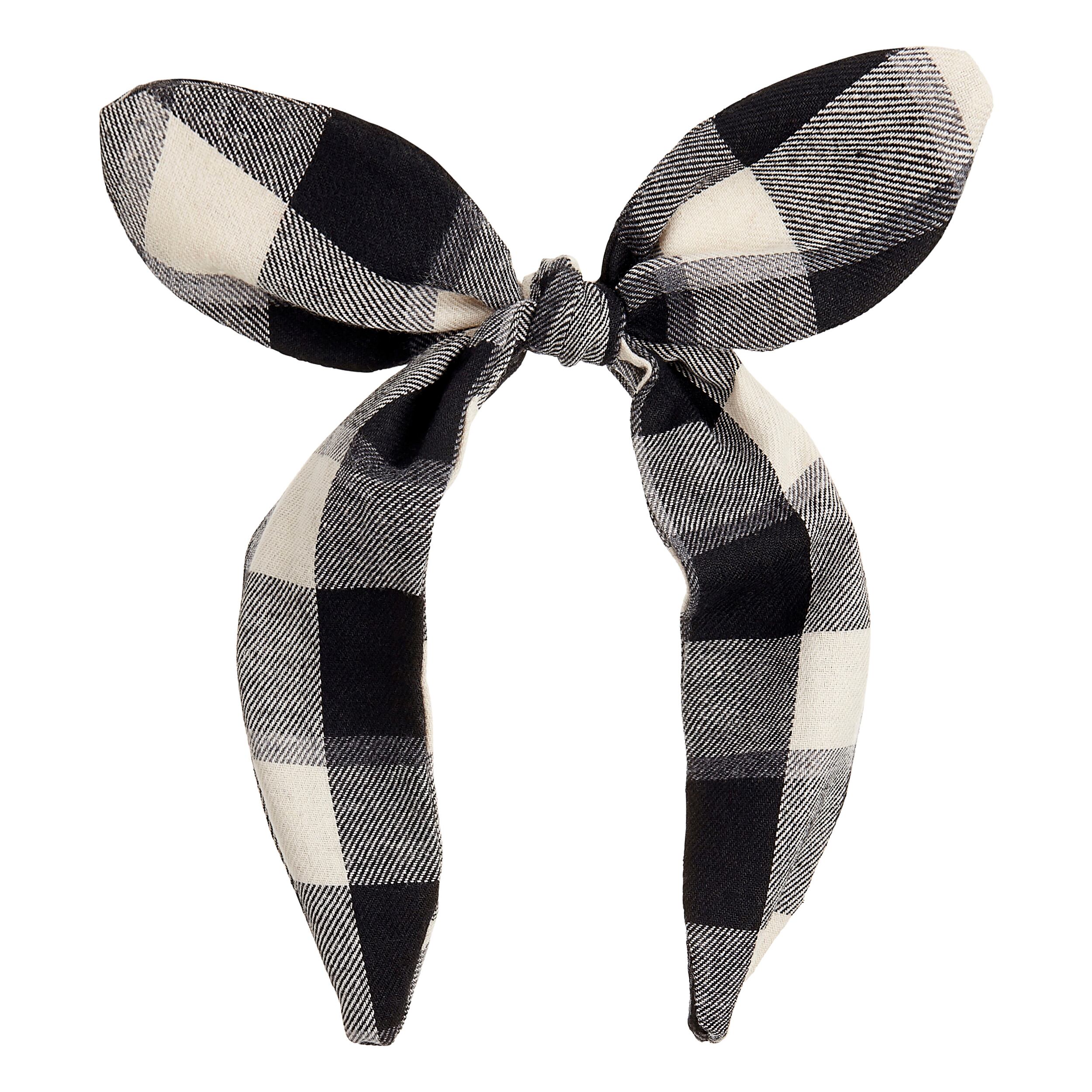 OVERSIZE CHECK COCO BOW ALICE_802002 75