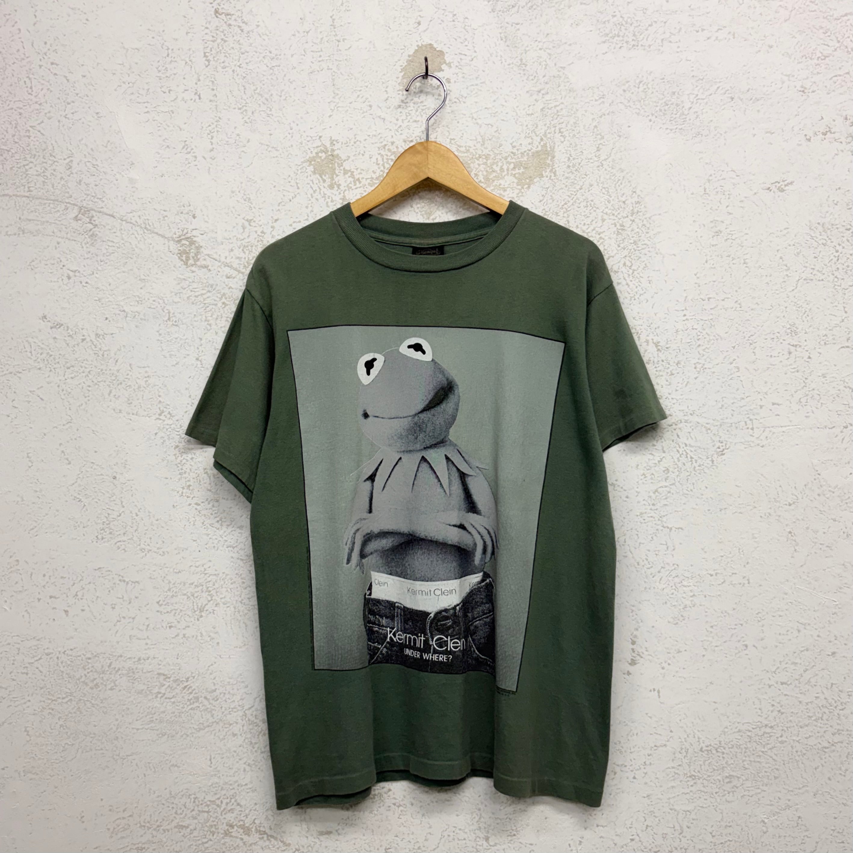90's Kermit Clein カーミットクライン Tシャツ　パロディ 90's Kermit Klein 