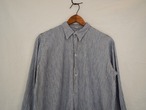 French Vintage grandpa shirt multi stripe