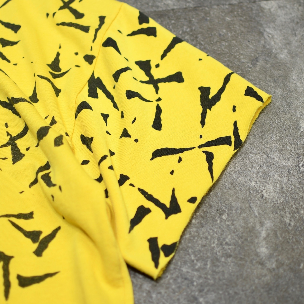 pattern cut off half sleeve sweat