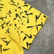 pattern cut off half sleeve sweat