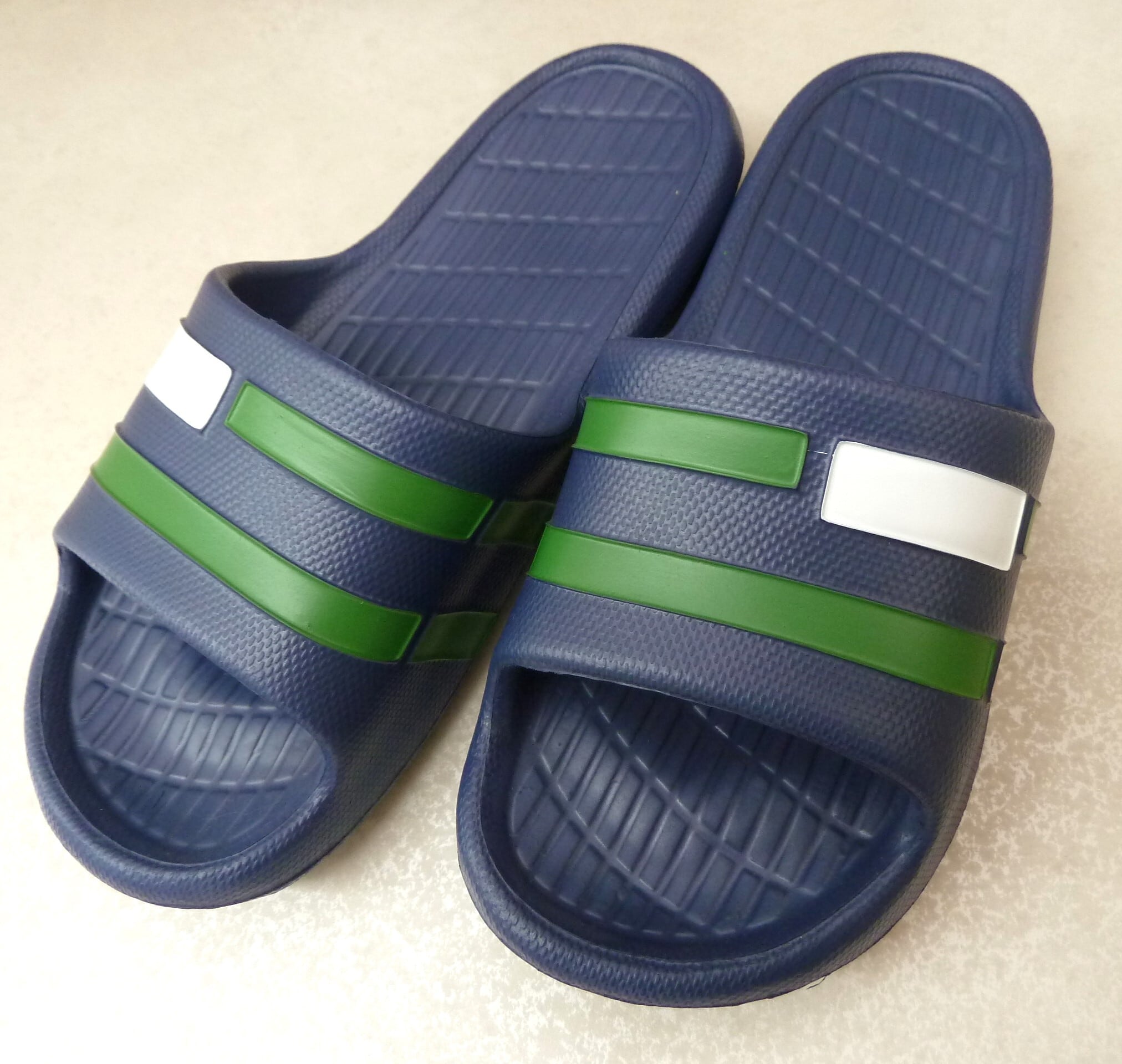保見中学校 上履き スクール303 スリッパ グリーン
