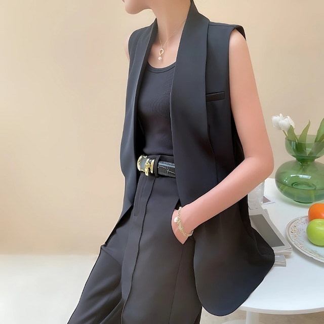 フレンチスタイルウエストコートベスト　BM1018