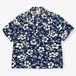 90s｜Hilo Hattie The Hawaiian Original｜ハワイアンシャツ｜ネイビー フローラル ココナッツボタン XL｜B