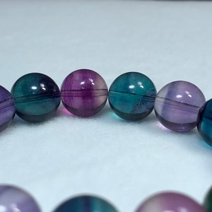 6.レア✩可愛いグラデーションフローライトブレスレット