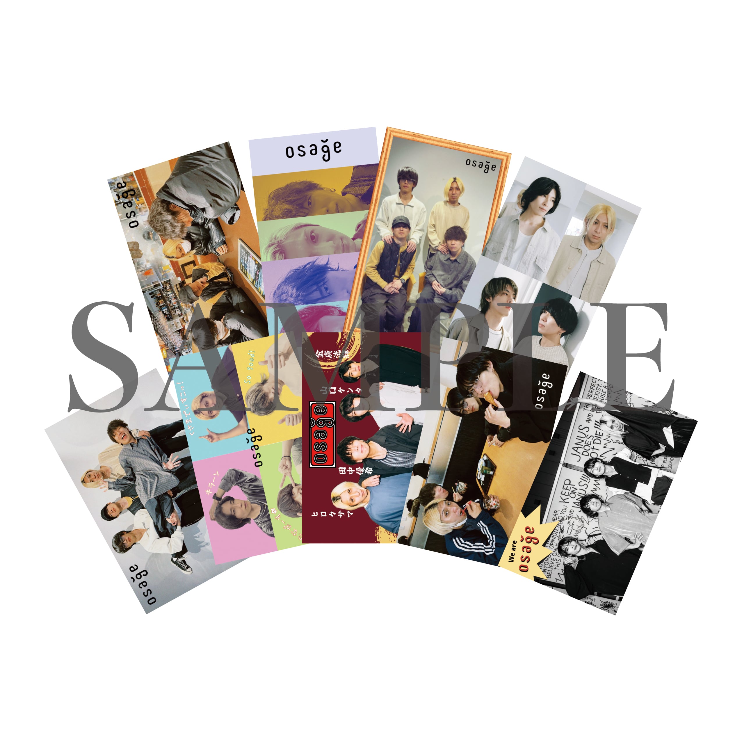 ボイスカード(全9種ランダム2枚セット) | osage OFFICIAL WEBSTORE