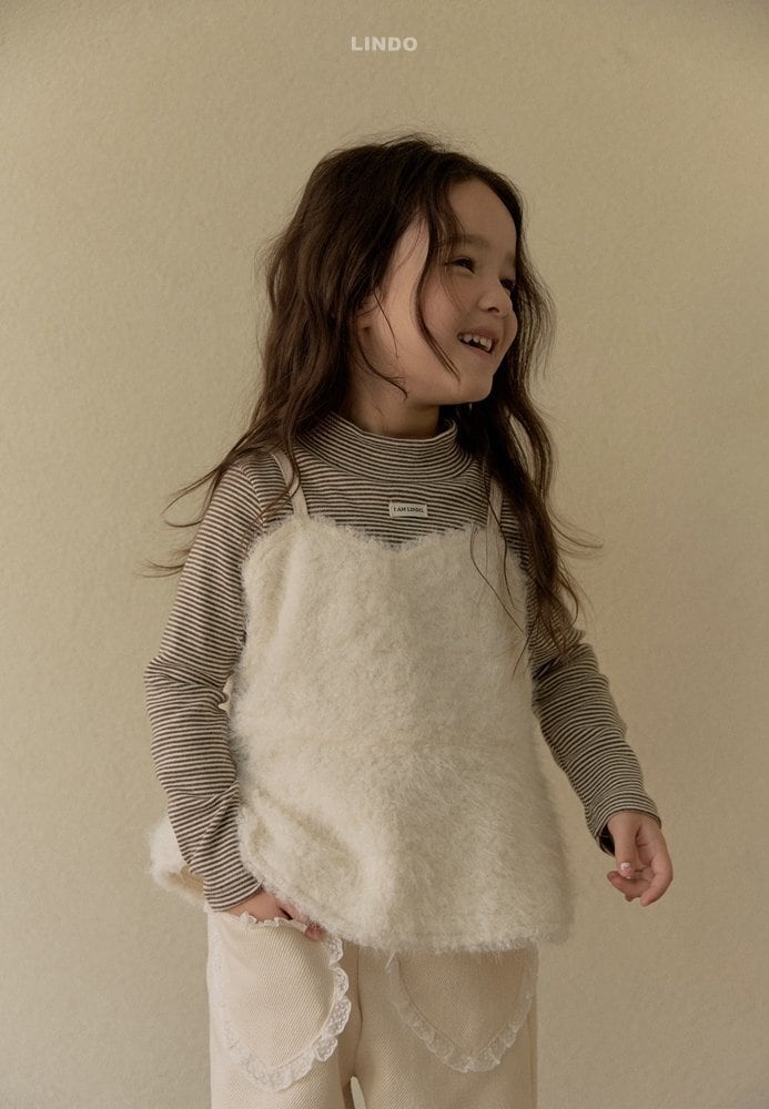 【予約商品】honey string fur blouse