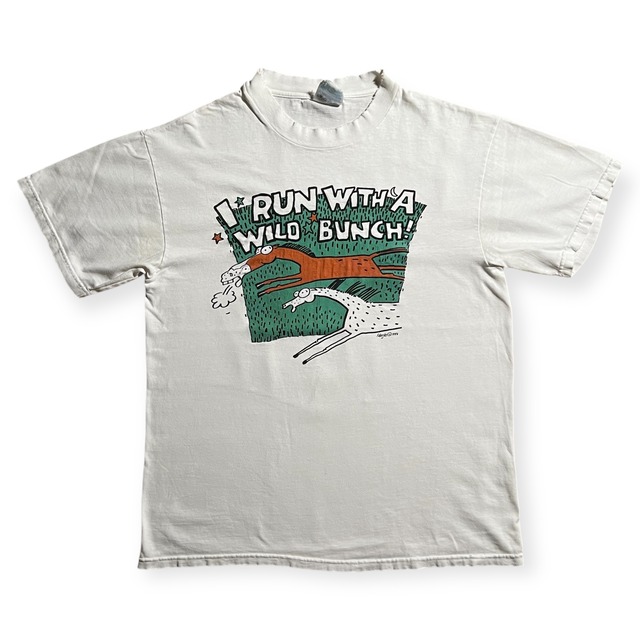 90s~ "Hanes” I RUN WITH A WILD BUNCH! T-Shirts / "ヘインズ” 馬  Tシャツ