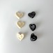 シンプルハートボタン / 2個売り