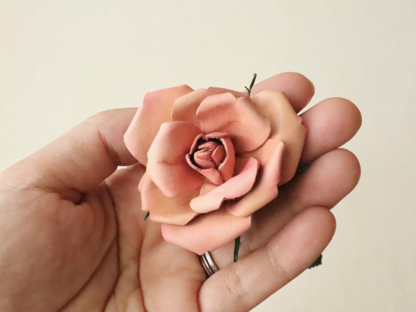 革花型紙】薔薇（バラ）花弁5サイズ｜レザーフラワー専用PDF | 革花