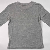 PICONE ROMA ピッコーネ ラインストーン ストレッチ 長袖 Tシャツ カットソー 38/グレー レディース