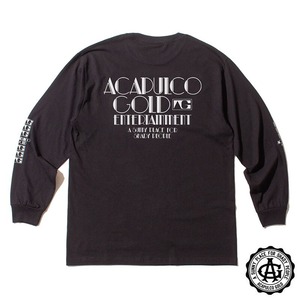 【ACAPULCO GOLD/アカプルコ ゴールド】VACATION LS TEE 長袖Tシャツ / BLACK / FW25 セール対象外