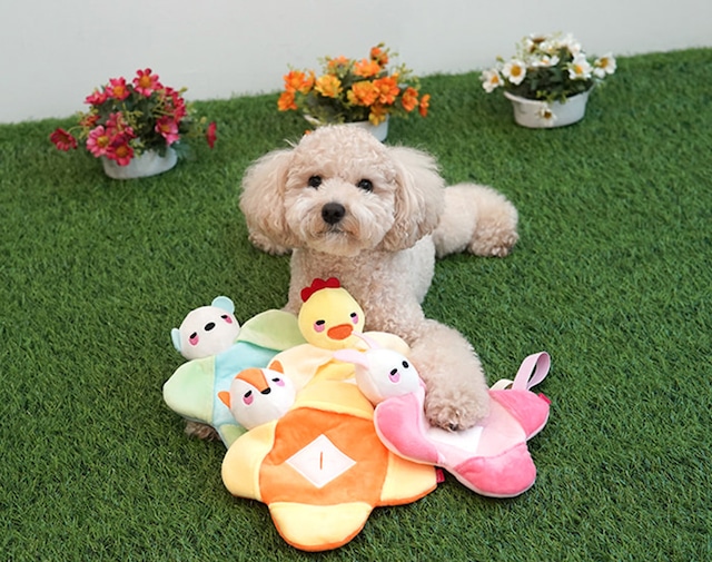 wawa play toy / ペット 犬 おもちゃ 知育玩具 ノーズワーク おやつ隠し 可愛い わんちゃん おもちゃ  ストレス解消