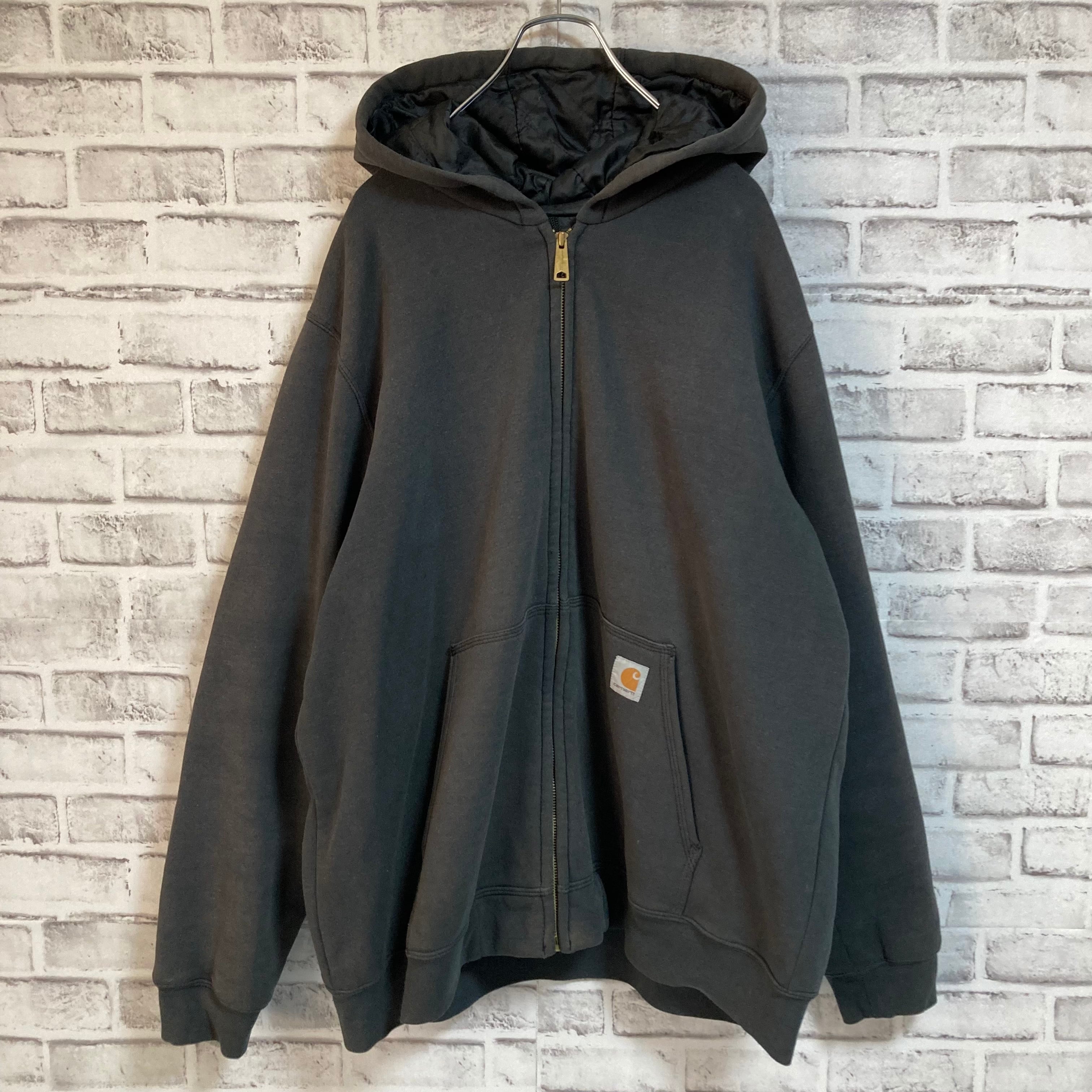 carhartt】Zip Hoodie XL 2000s Y2K ジップパーカー フーディ 刺繍タグ