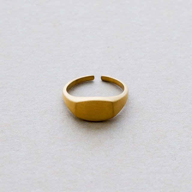 SOFT SIGNET RING (MATTE)