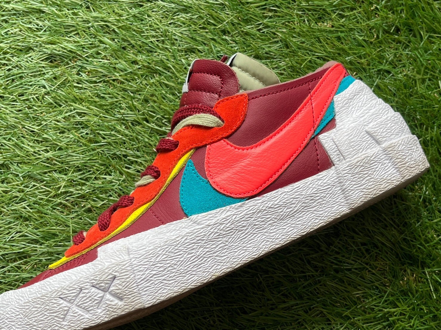 NIKE × sacai × KAWS BLAZER LOW TEAM RED DM7901-600 26.5㎝ 69892 