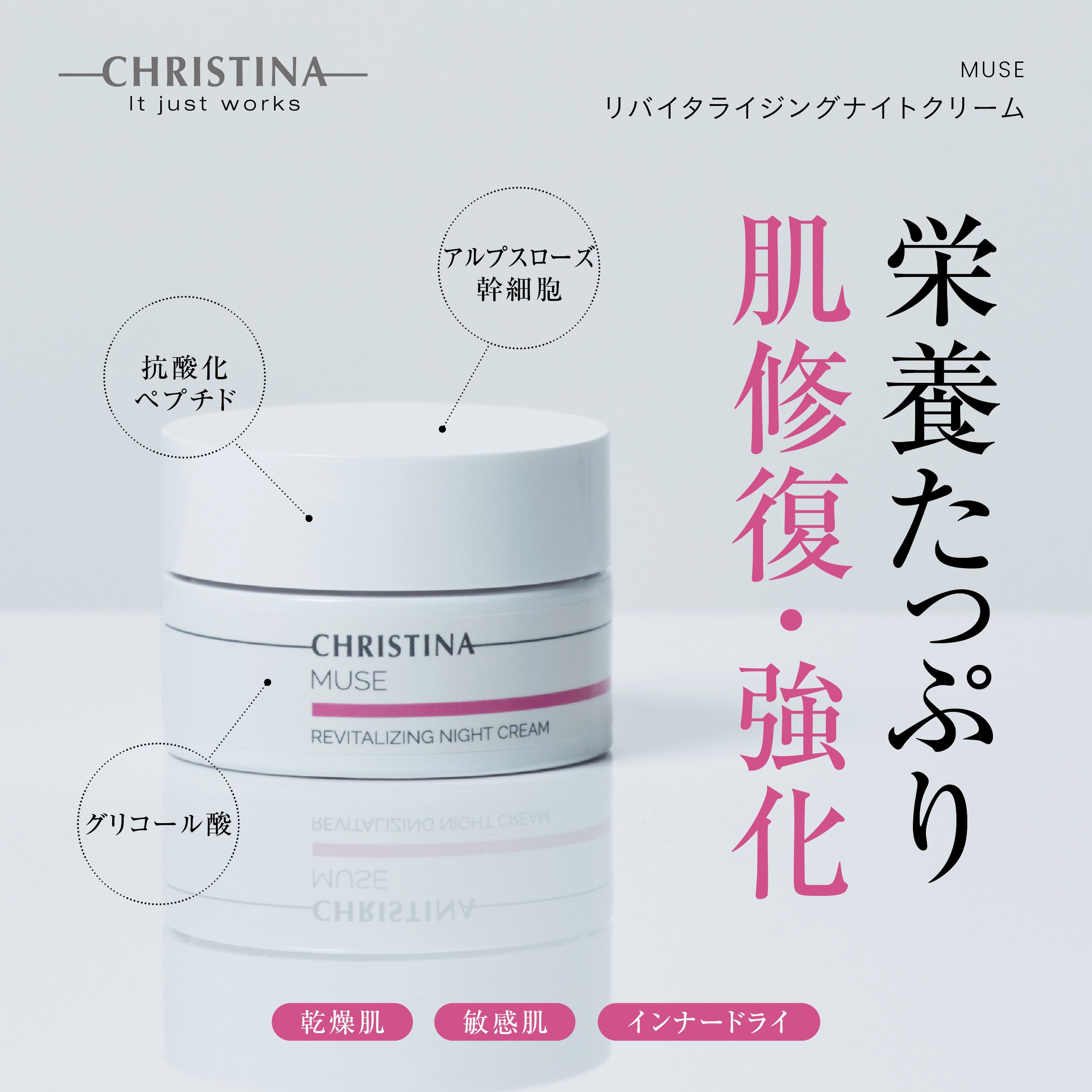 CHRISTINA ミューズ リバイタライジングナイトクリーム