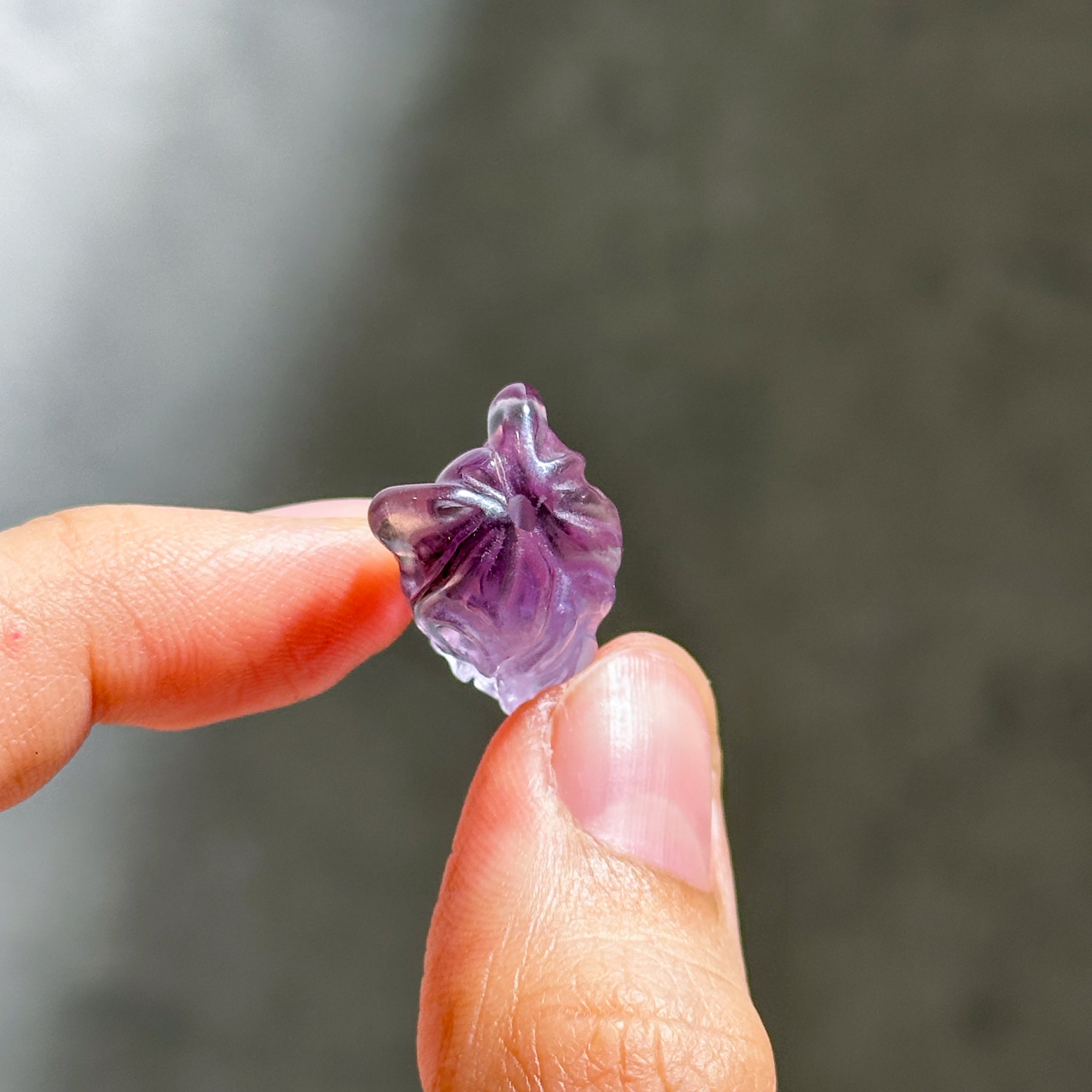 アメジスト ミニドラゴンヘッド(穴あき)12◇ Amethyst Dragon Head