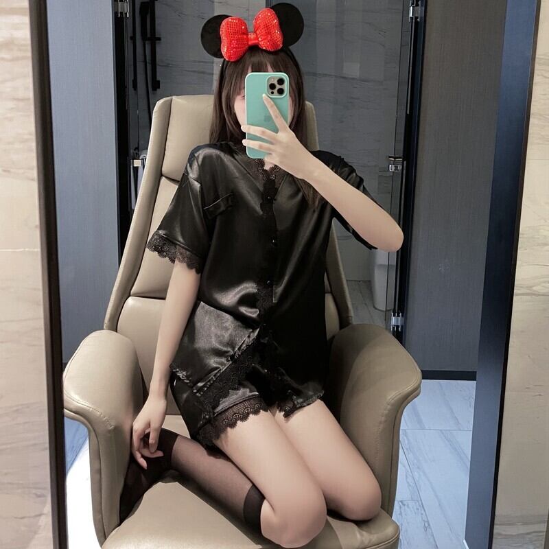 サマーレースVネック 夏物 シルク YY-ファッション34556402496