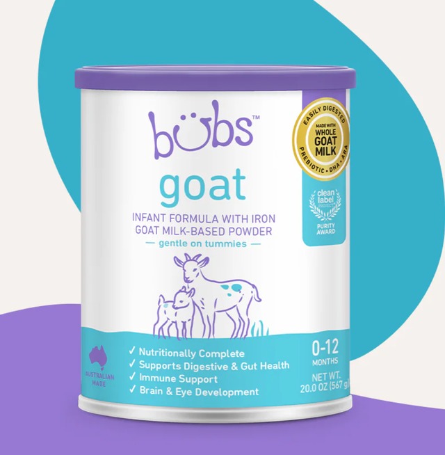 乳糖不耐症の赤ちゃんに！天然由来のA2タンパク質やぎミルク【bubs