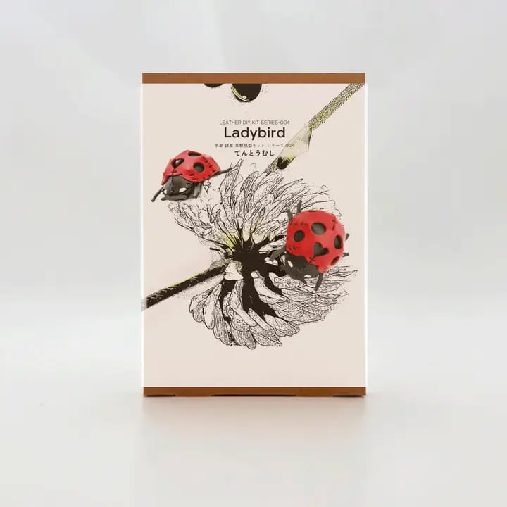 ブルー】てんとうむし ｜ 革模型キット 004 レザークラフト DIY | 京都