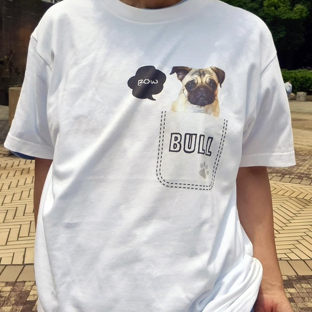 うちの子Ｔシャツ【ポケットVer.】写真が小さい時はこちらを♪