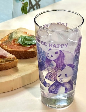 ◆受注生産◆6月Anniversary柄◆シャンシャンとシャオレイ◆グラスタンブラー◆