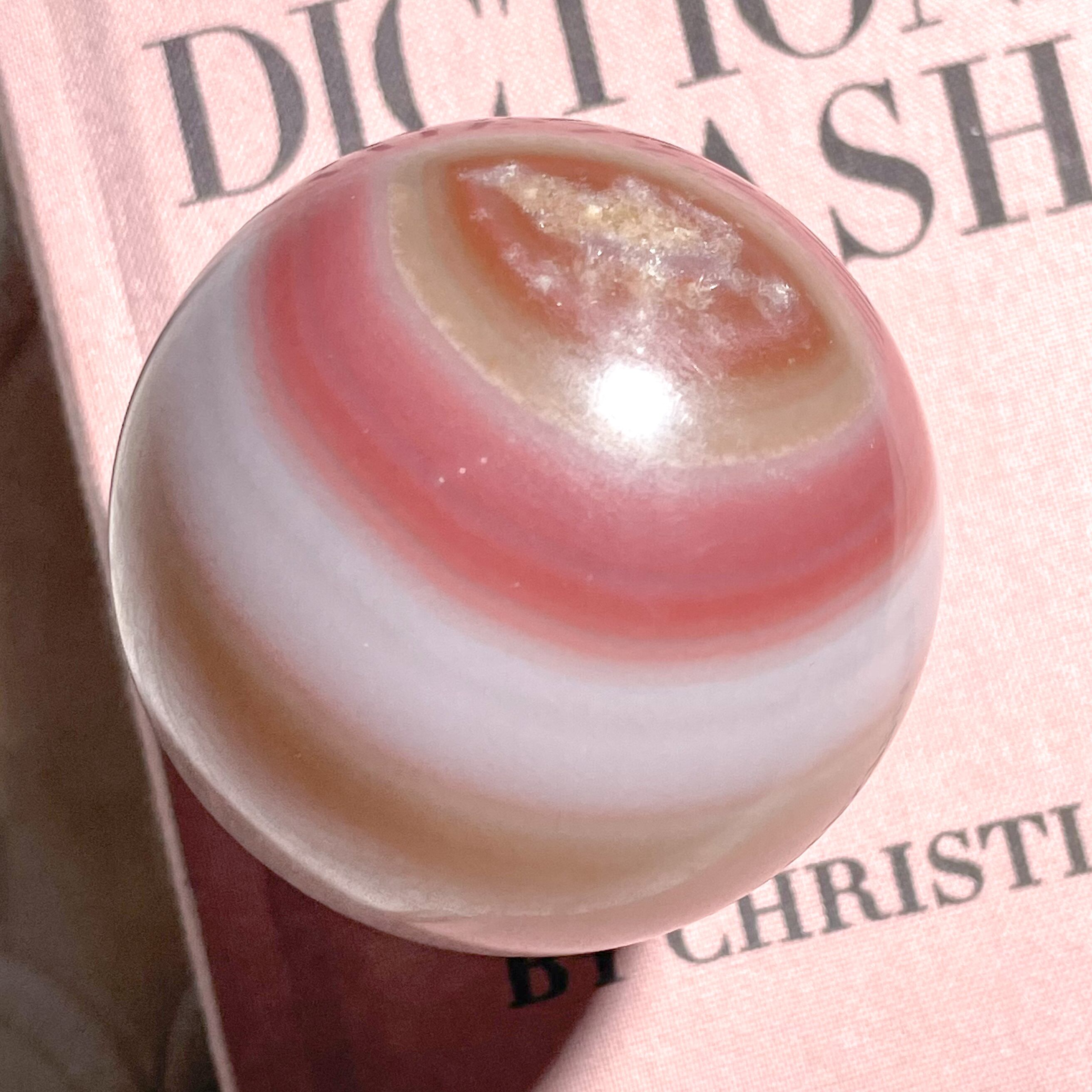 Pink Onyx Sphere ✧ ピンクオニキス | FLUXY - 天然石と鉱物のお店