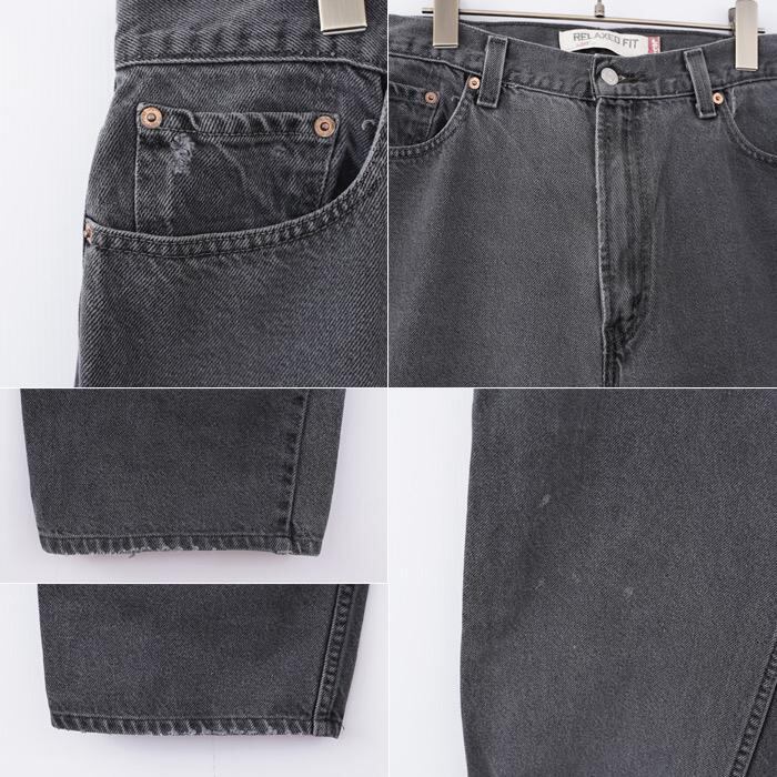 リーバイス550 Levis W38 ブラックデニムパンツ 黒 00s 9858 | fuufu 