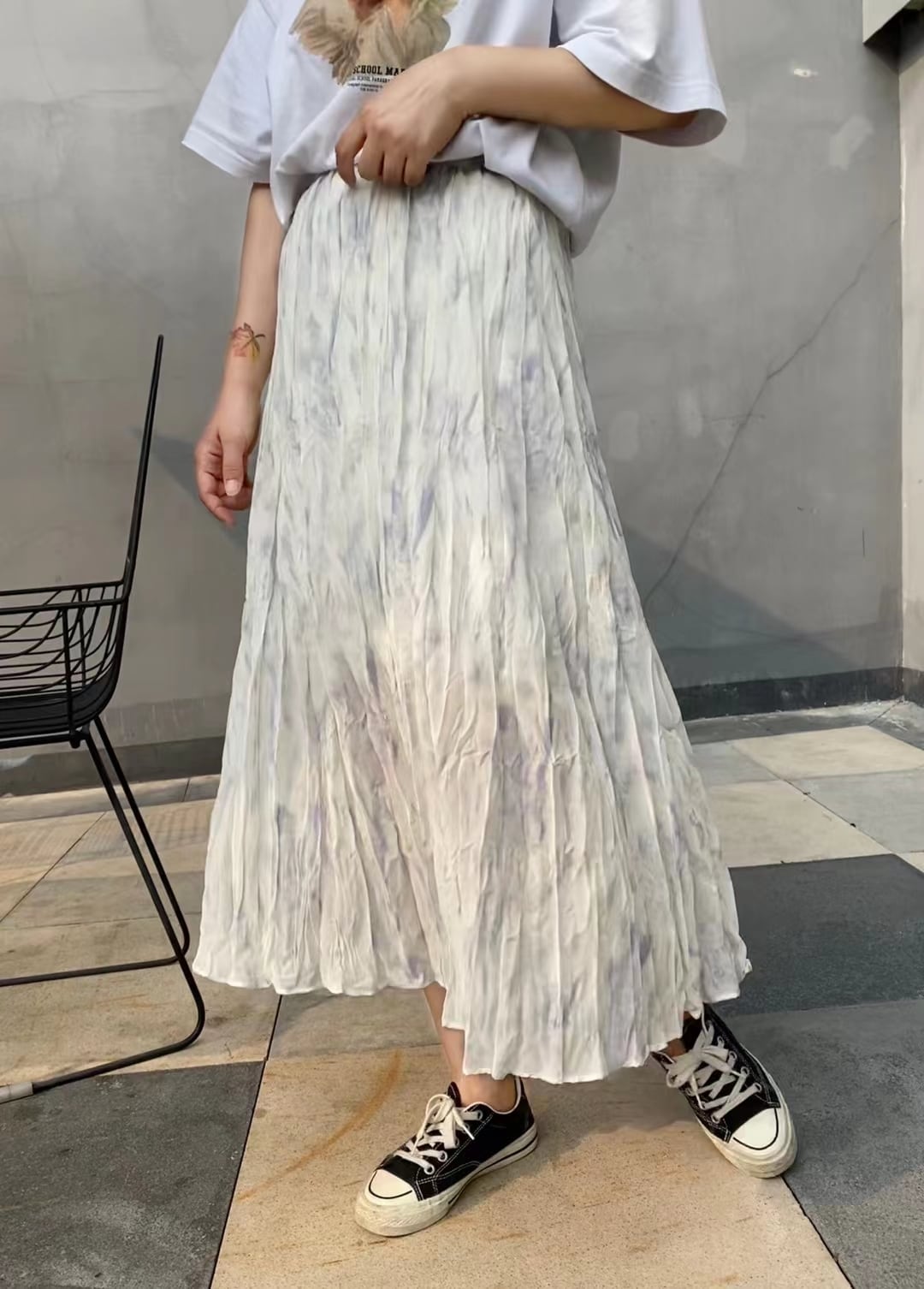 ダークタイダイ　スカート　AJ1365-E005