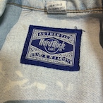 Hard Rock Cafe TORONTO 刺繍デニムジャケット ブリーチ ハードロックカフェ