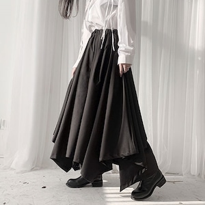 Layered Skirt Pants 1Color M-063