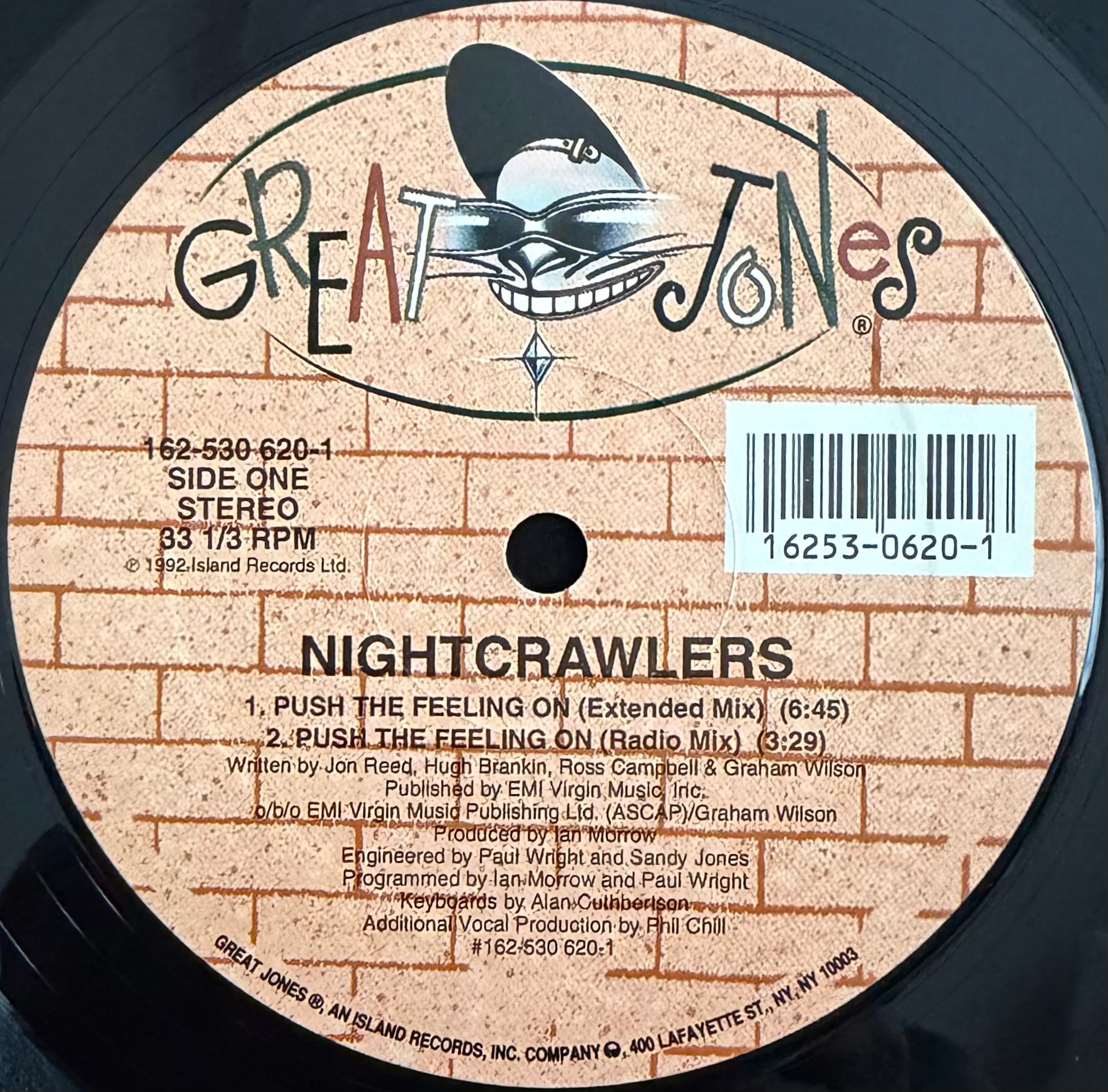 1992] Nightcrawlers – Push The Feeling On [Great Jones] | ビークル