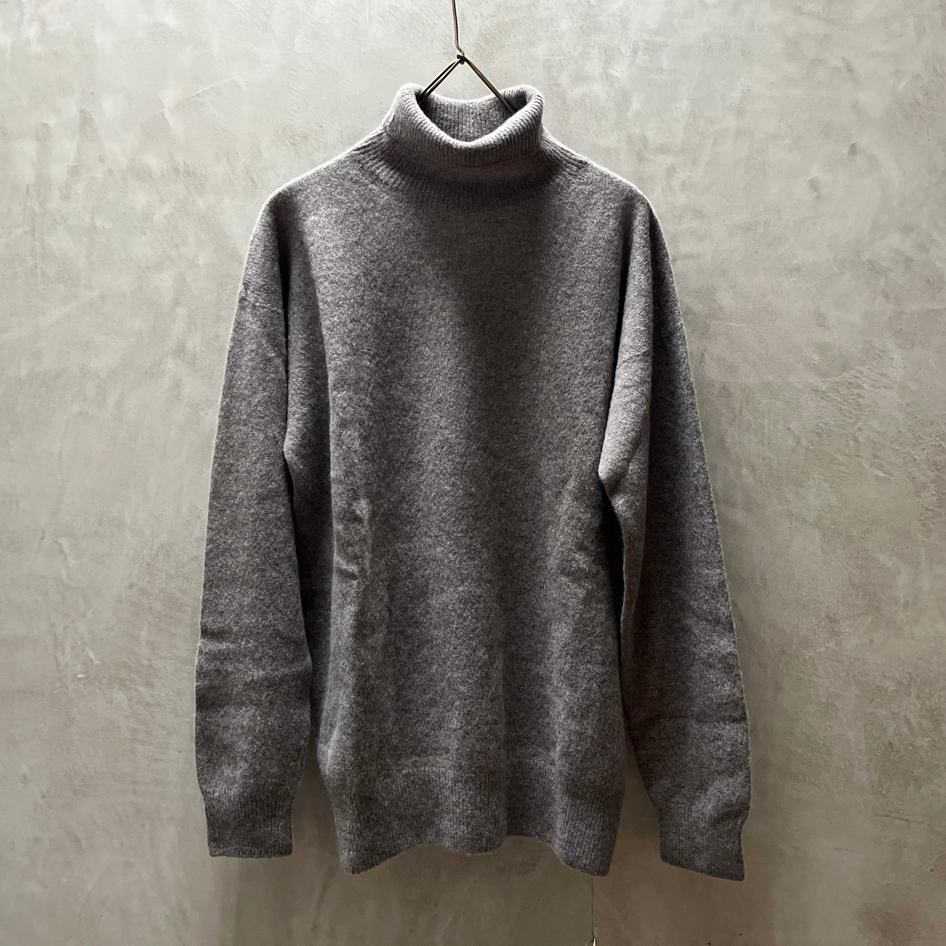 MITTAN KN-22 カシミヤタートルセーター 茶