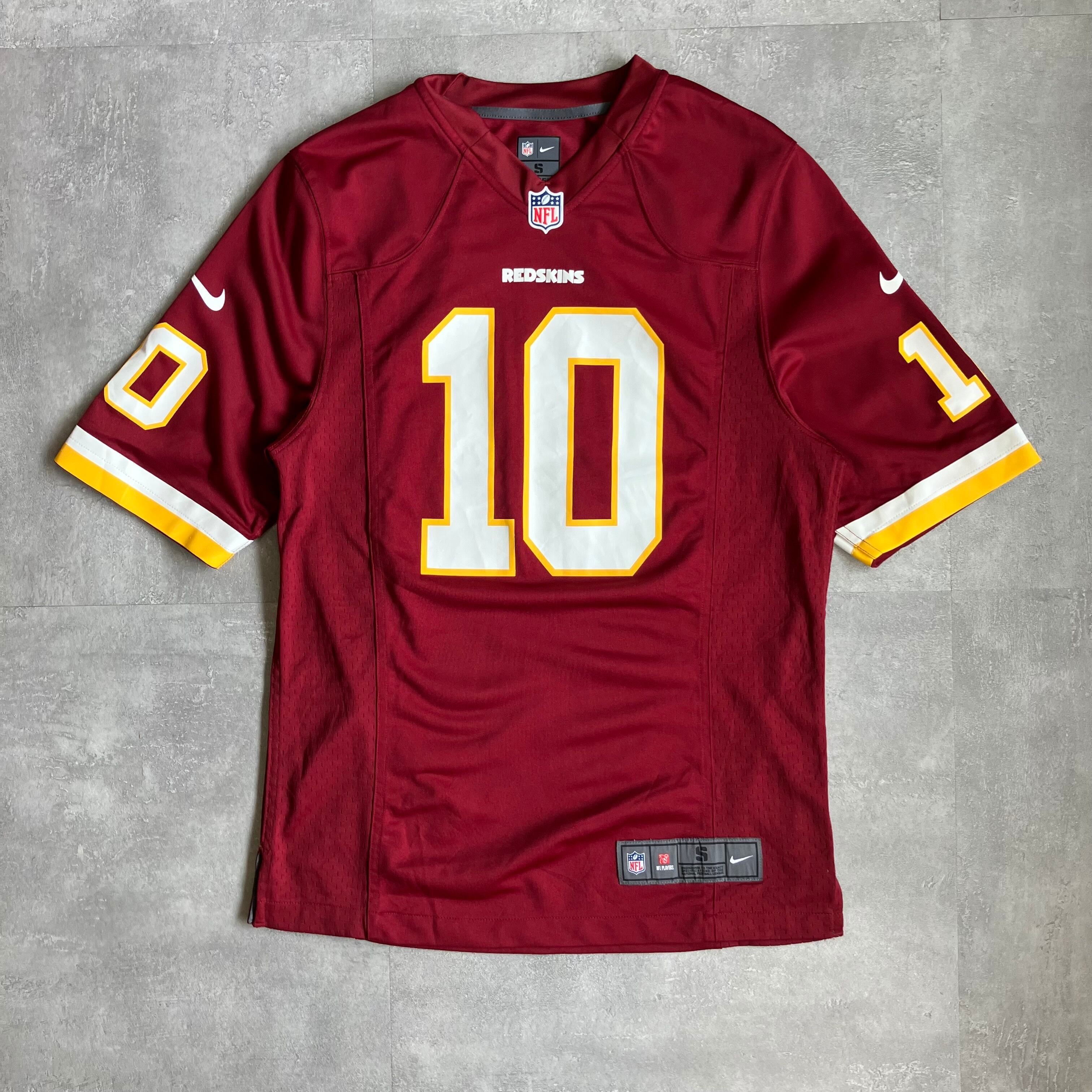 《S size》NIKE ナイキ NFL REDSKINS ゲームシャツ No.3556