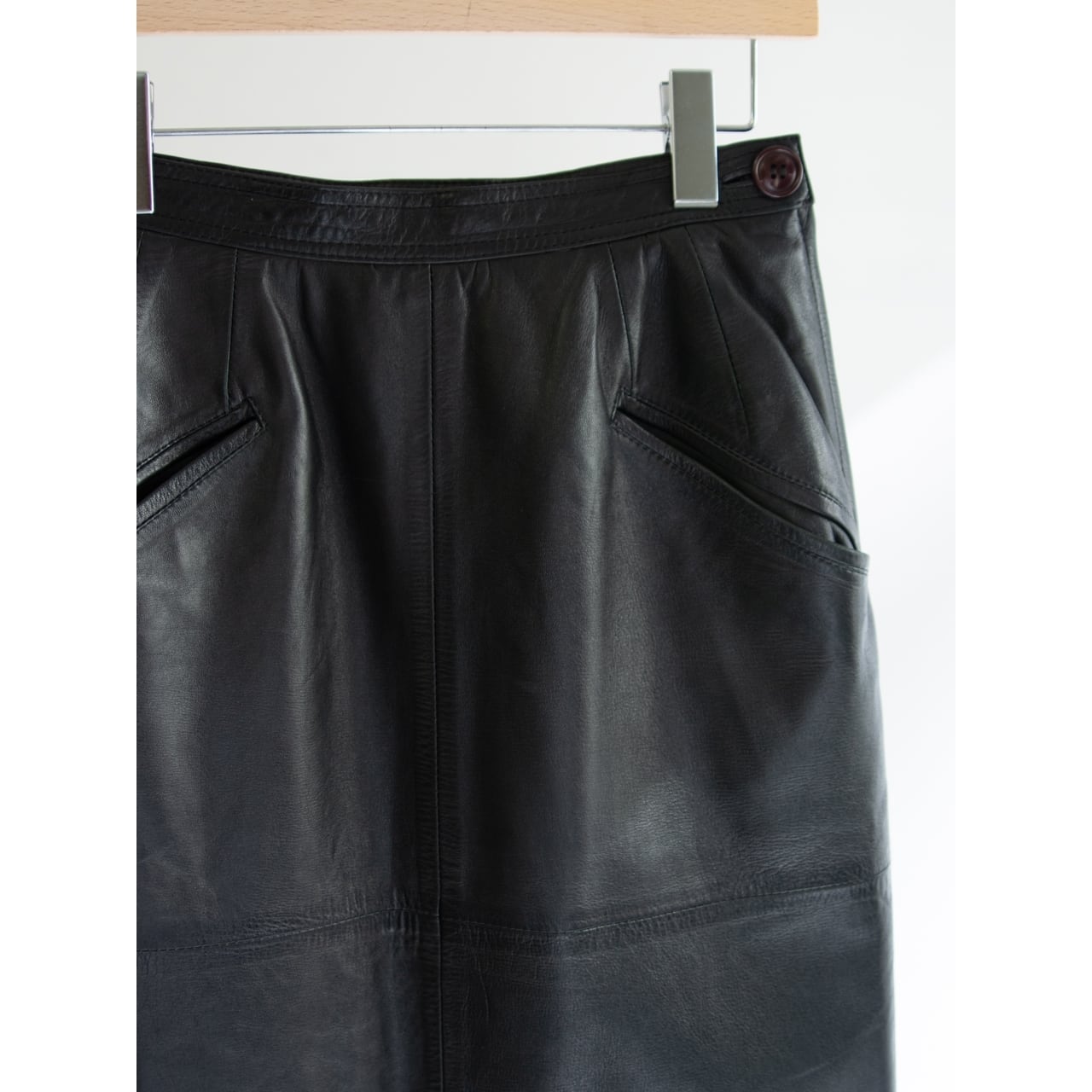 LOEWE】Made in Spain Leather Skirt（ロエベ スペイン製 レザー