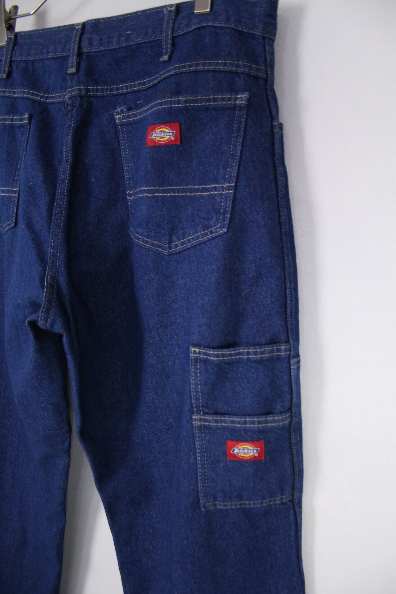 Dickies ダブルニー ワイドデニム ペインターパンツ【FF-5326】 | cv