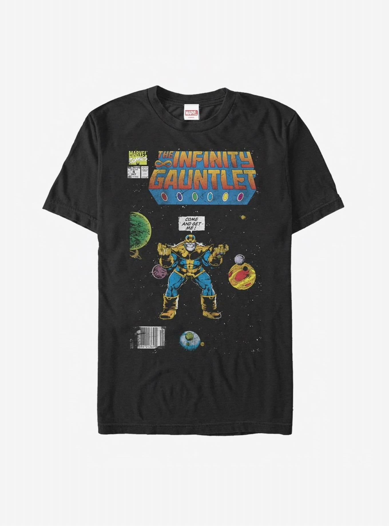 Tシャツ マーベル サノス インフィニティ ガントレット コミック 
