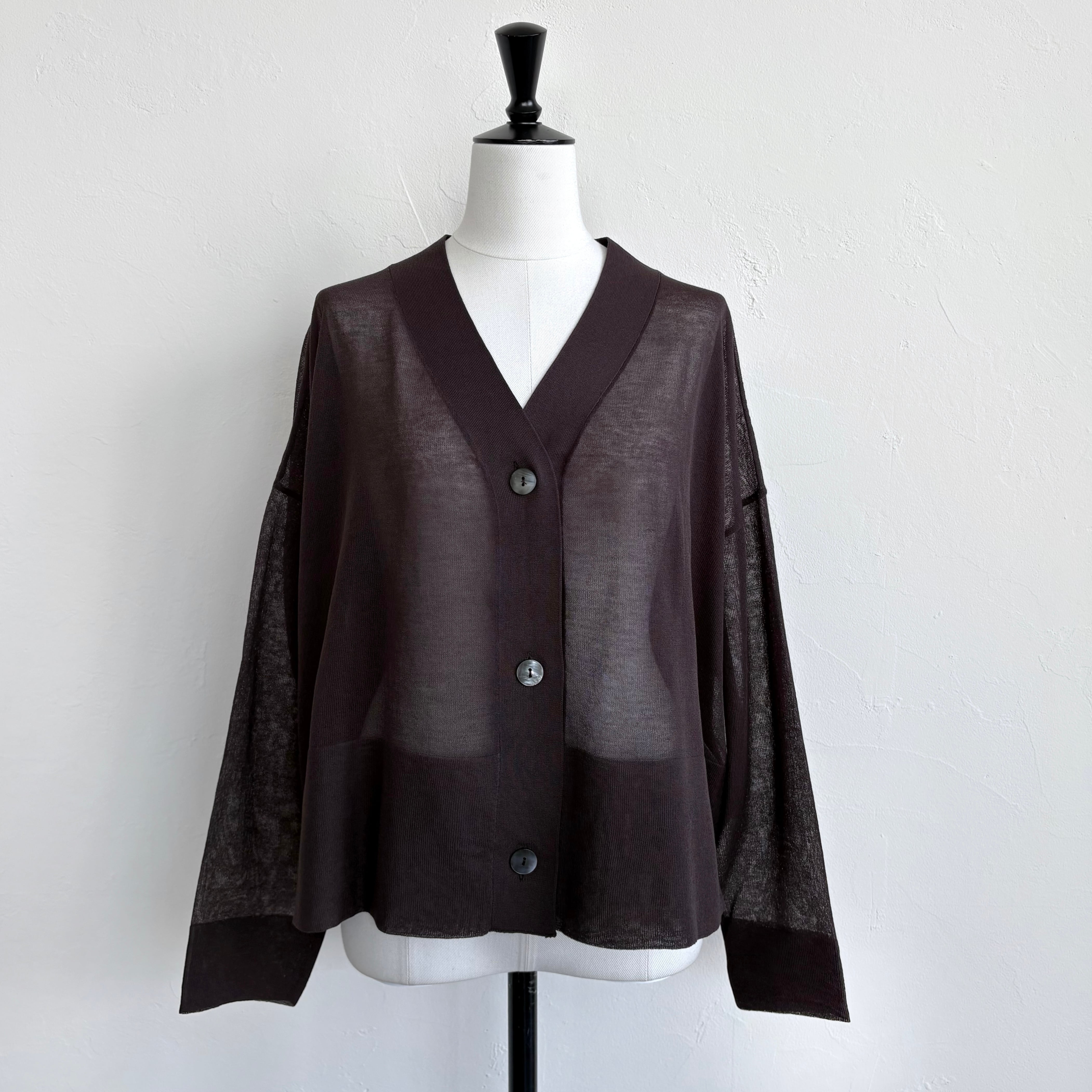 新品☆SYSORUSセレクト レース ホワイト カーディガン Bon Vieux Temps｜× HOSHII TO DEAU コード刺繍 サークル スカラップ