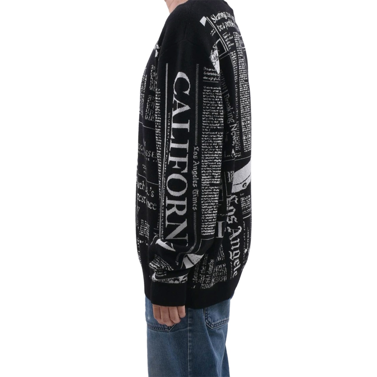 【Palm Angels】PAXLATIMES_ NEWS SWEATER - 3
